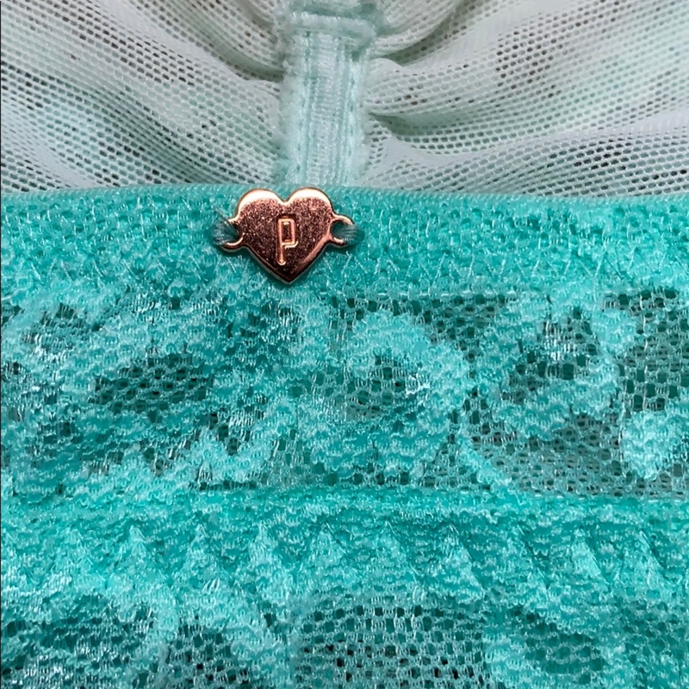Pink by Victoria’s Secret Green Lace Bralette - Picture 5 of 7